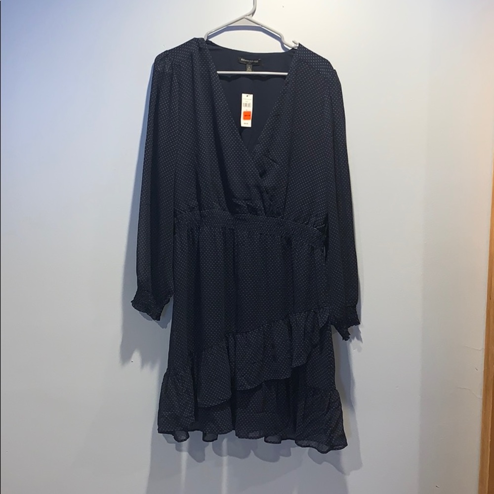 Brand new navy colored banana republic dress!